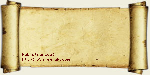 Nina Peruničić vizit kartica